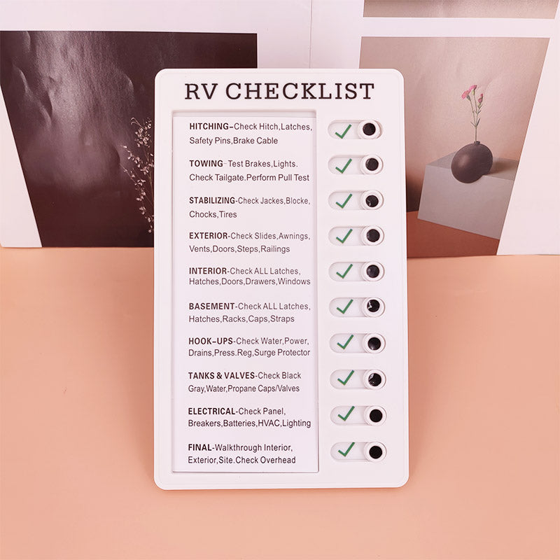 Reusable Checklist Board